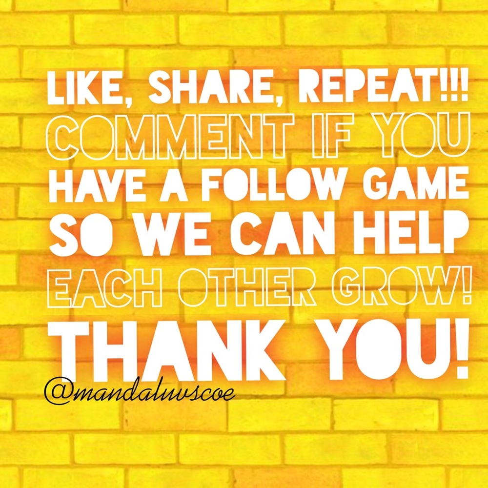 FOLLOW GAME !! HELP ME REACH 200K FOLOWERS!  ❤️💪 - Picture 2 of 7